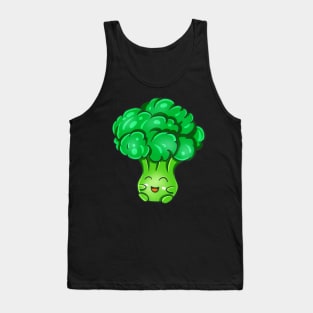 Kawaii Broccoli Cute Vegetables Veggie Fun Food Tank Top